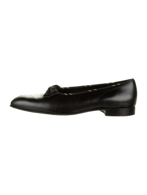 Barker Black Leather Dress Loafers black