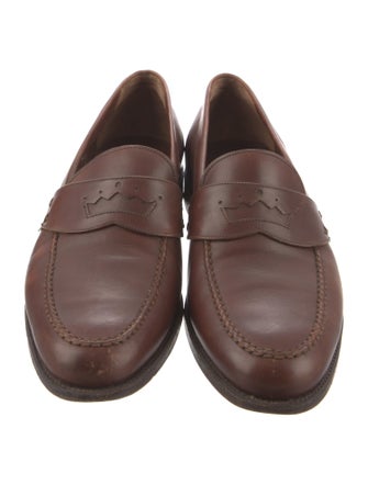 Barker Black Leather Loafers
