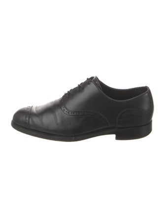 Barker Black Leather Brogues