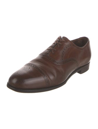Barker Black Leather Brogues