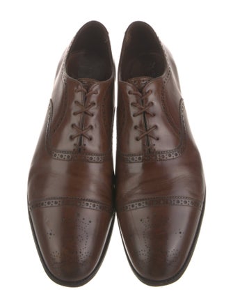 Barker Black Leather Brogues