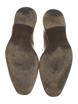 Barker Black Leather Dress Loafers