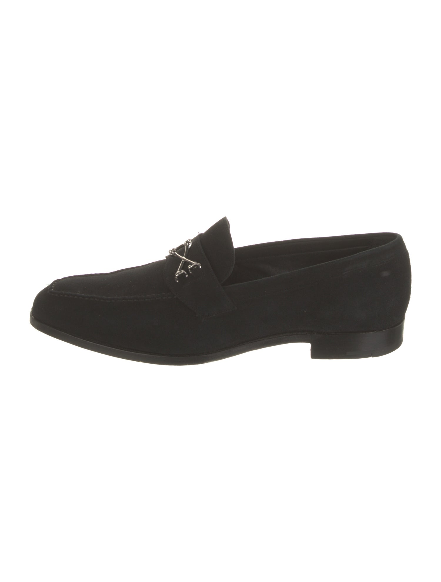 Barker Black Suede Loafers
