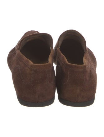 Barker Black Suede Loafers