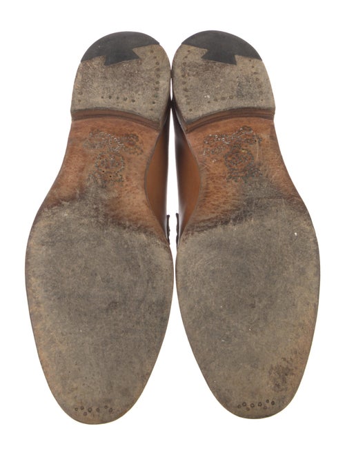 Barker Black Leather Dress Loafers