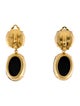 Bounkit Multistone Drop Clip-On Earrings