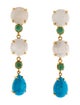 Bounkit Crystal Drop Earrings