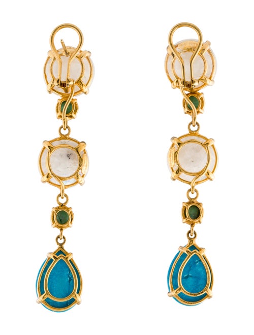 Bounkit Crystal Drop Earrings