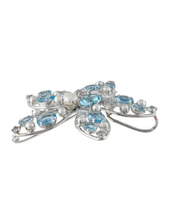 Bounkit Pearl & Multistone Lynn Pendant Brooch