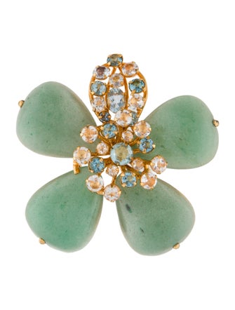 Bounkit Multistone Genny Brooch