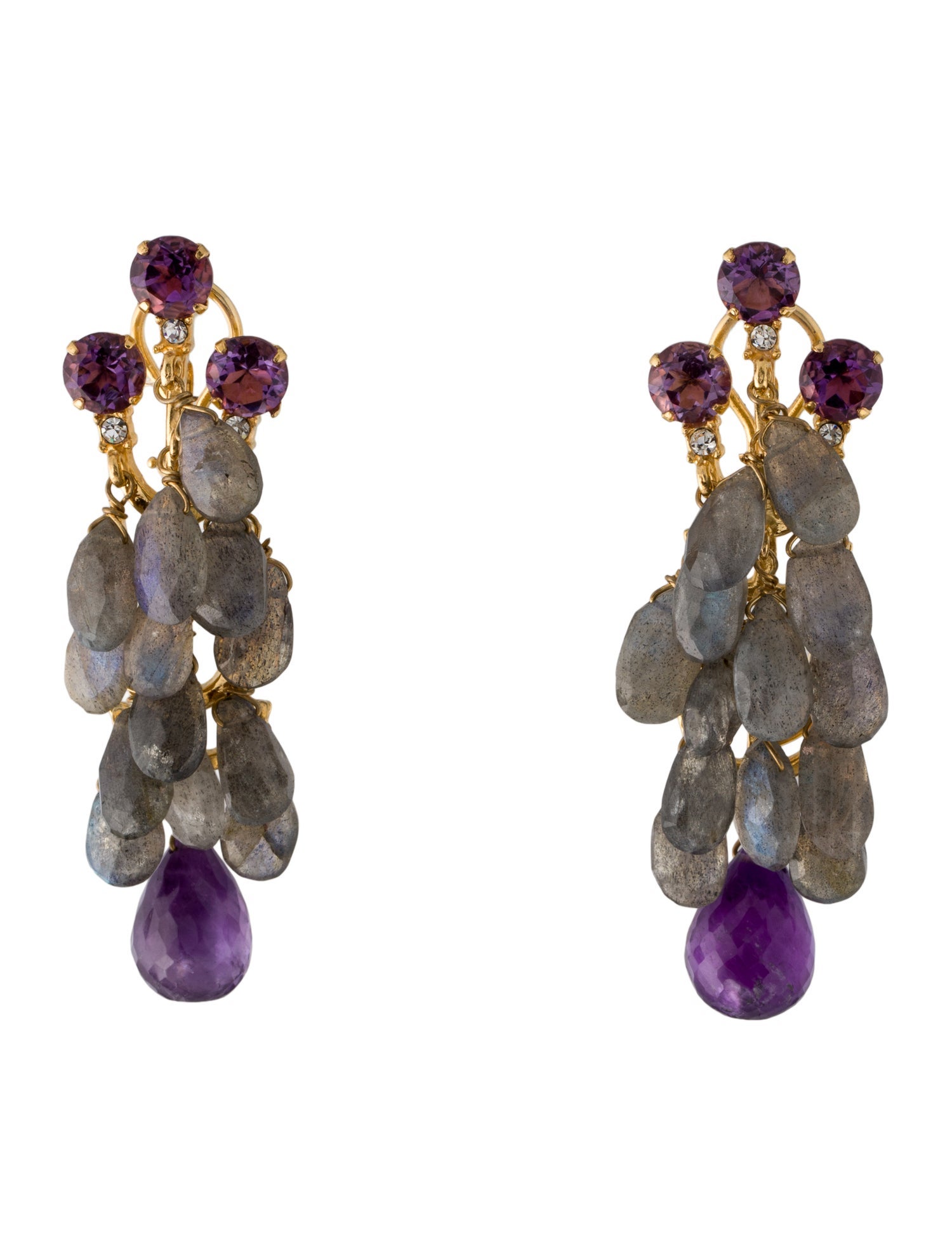 Bounkit Multistone Drop Earrings