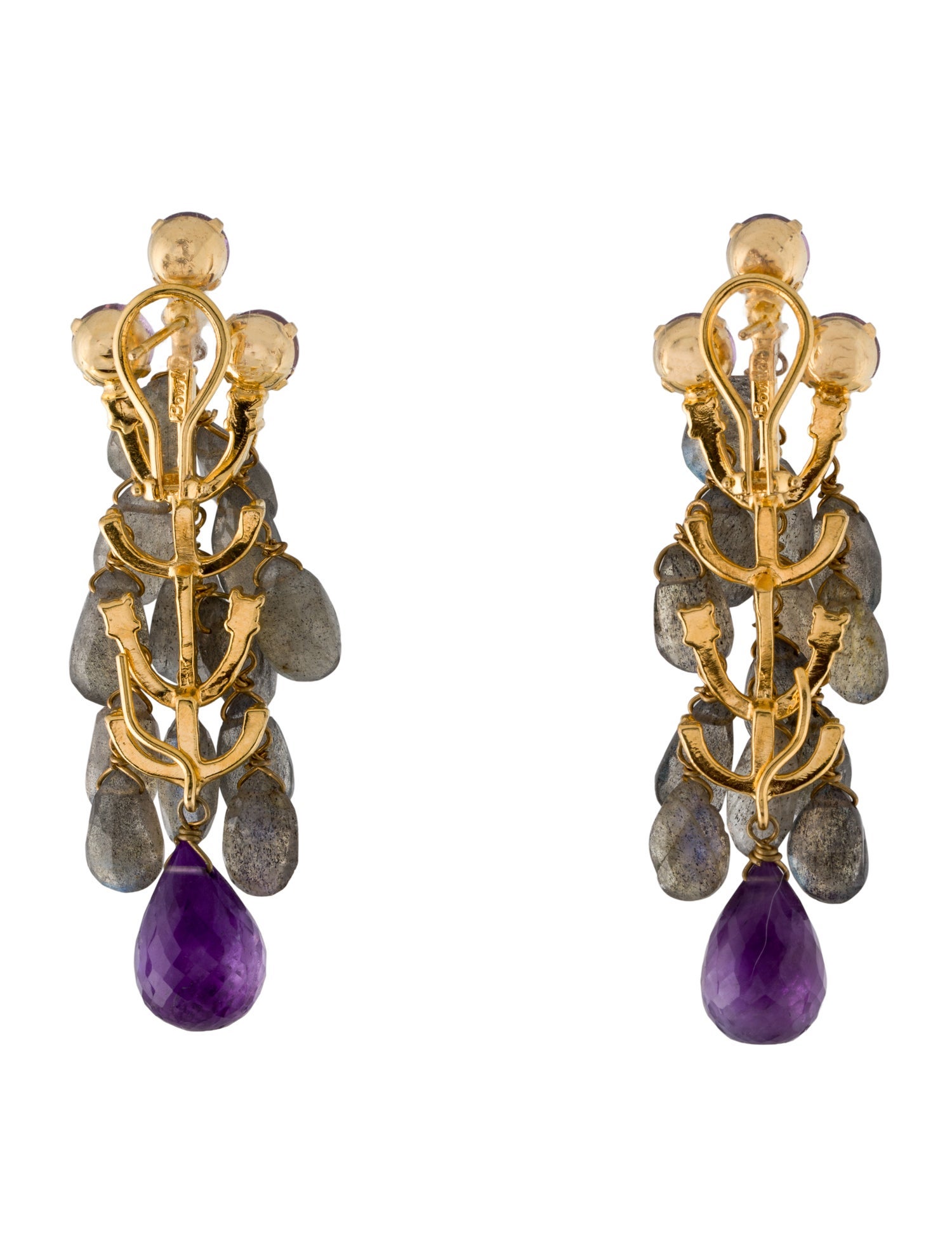 Bounkit Multistone Drop Earrings