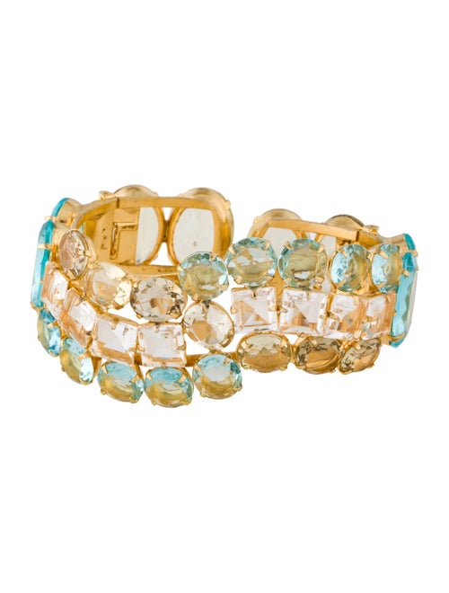 Bounkit Crystal Hinged Cuff