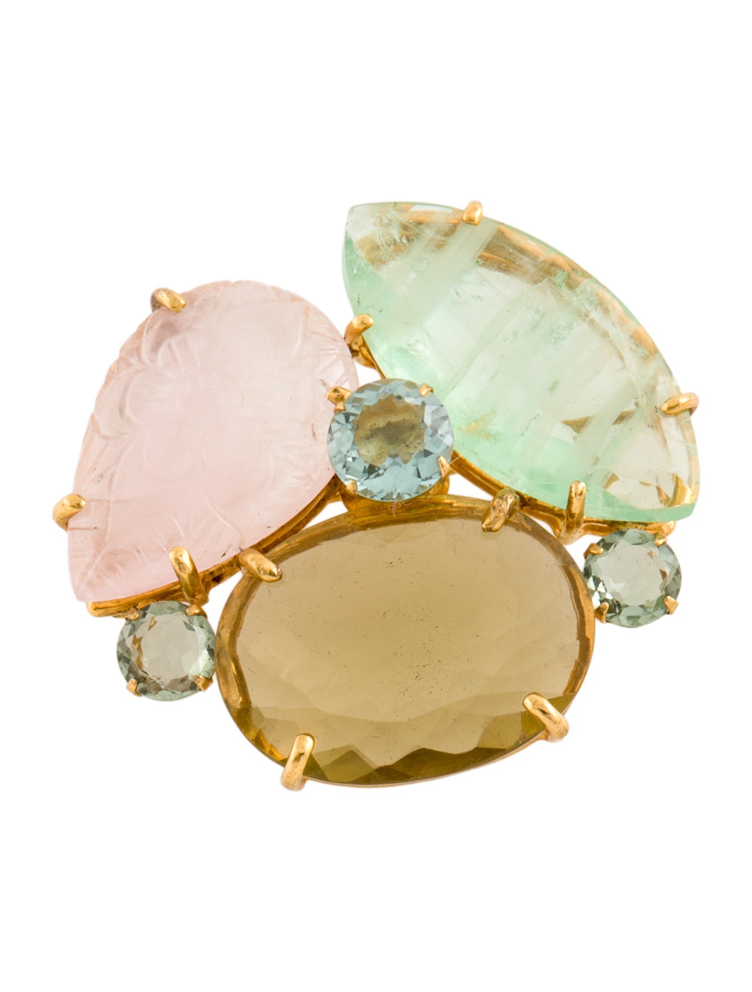 Bounkit Carved Samira Pin Brooch