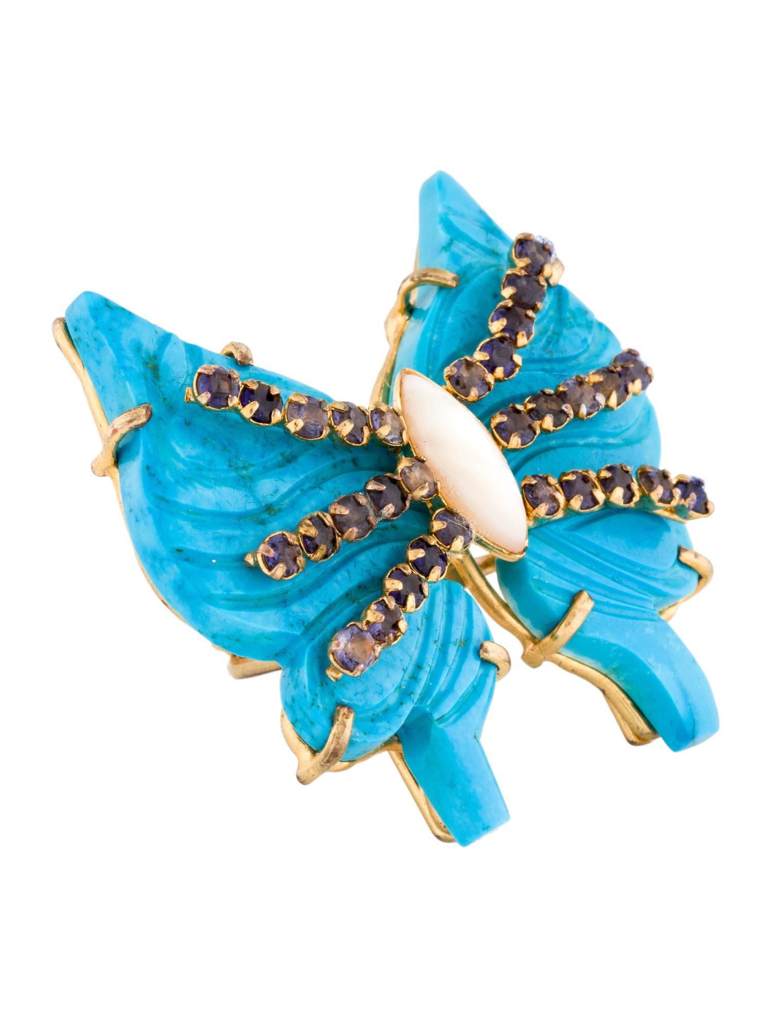 Bounkit Mother of Pearl & Stone Marina Ring