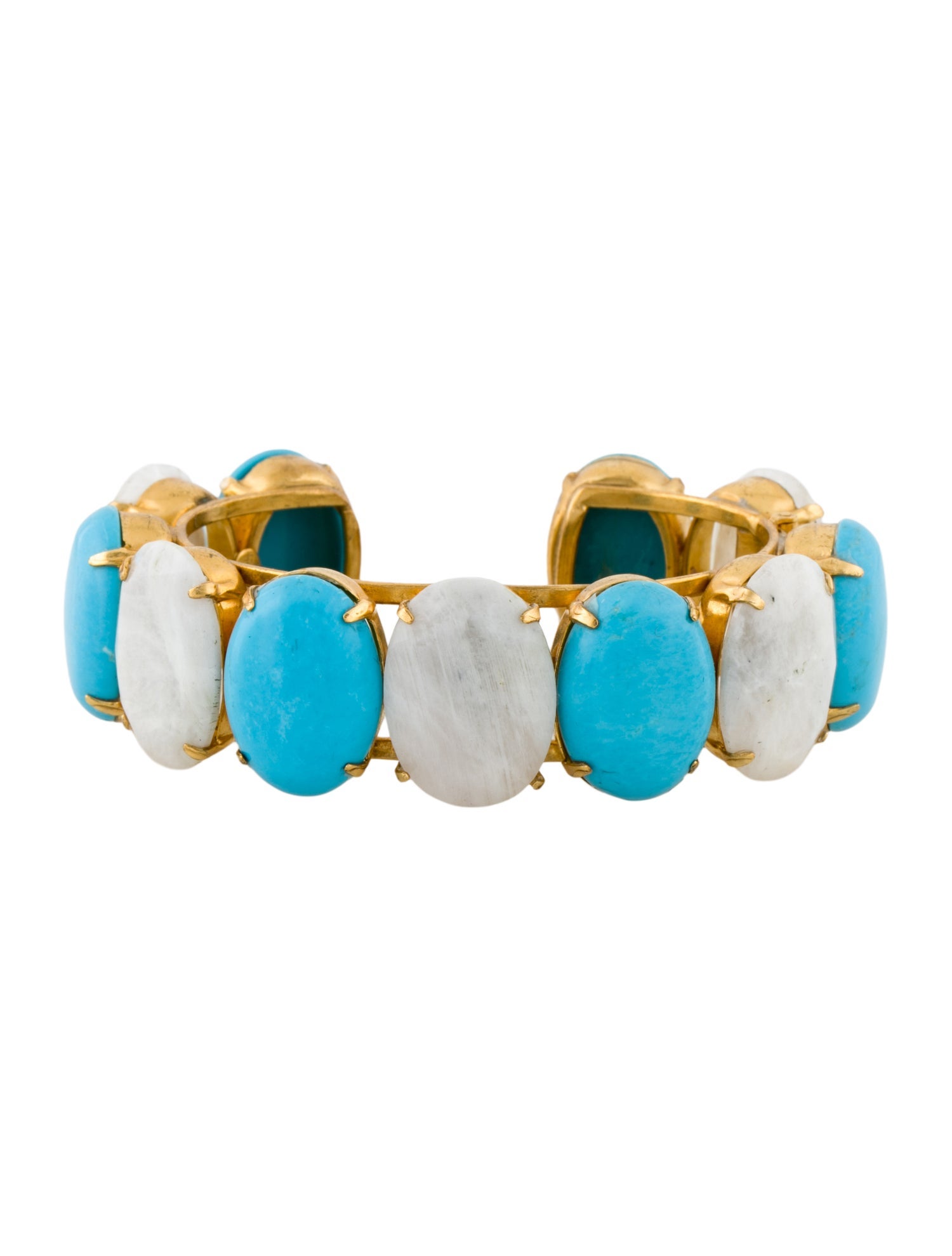 Bounkit Multicolor Stone "Darla" Cuff Bracelet