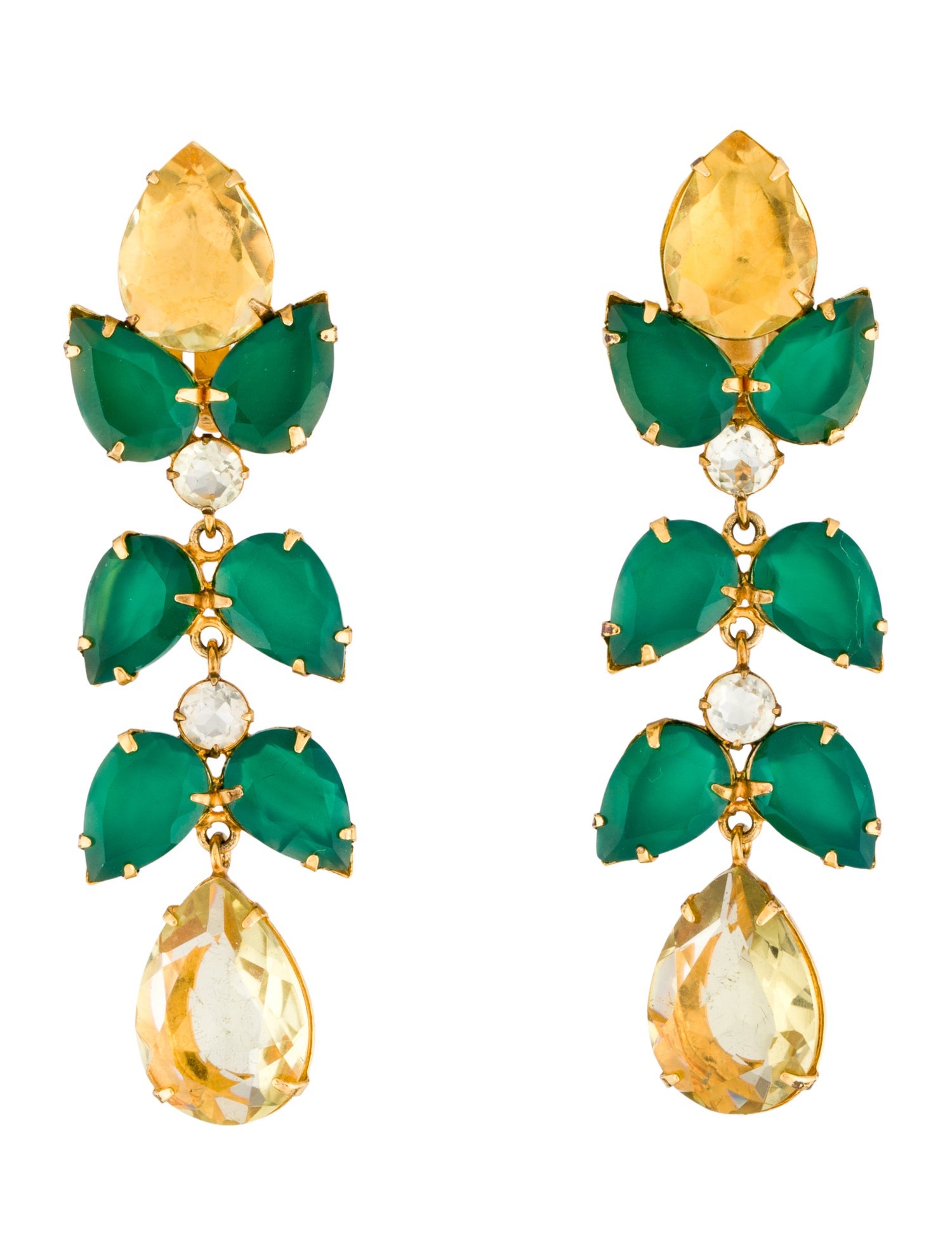 Bounkit Multistone Drop Earrings