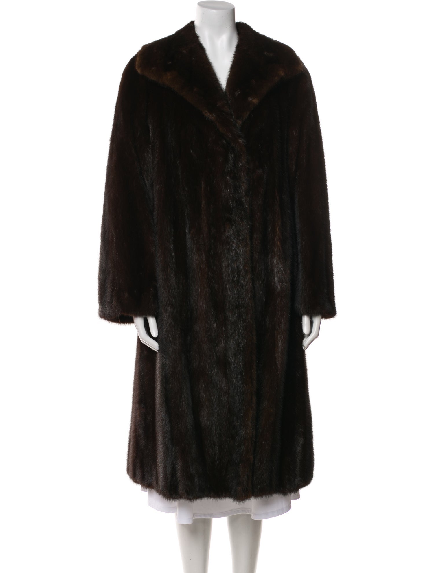 Blackglama Mink Faux Fur Coat