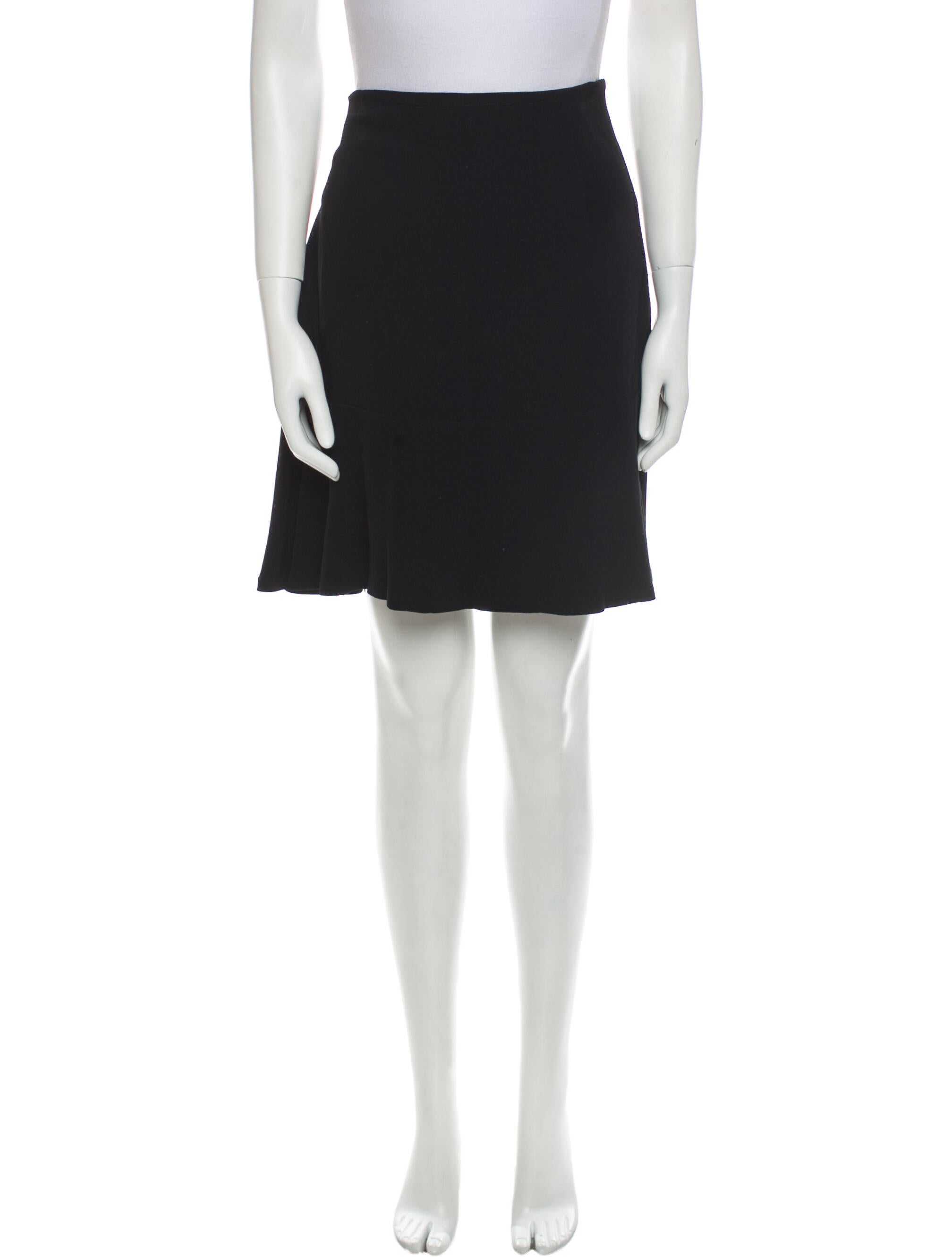 Barbara Lohmann Ruffle Embellishment Knee-Length Skirt