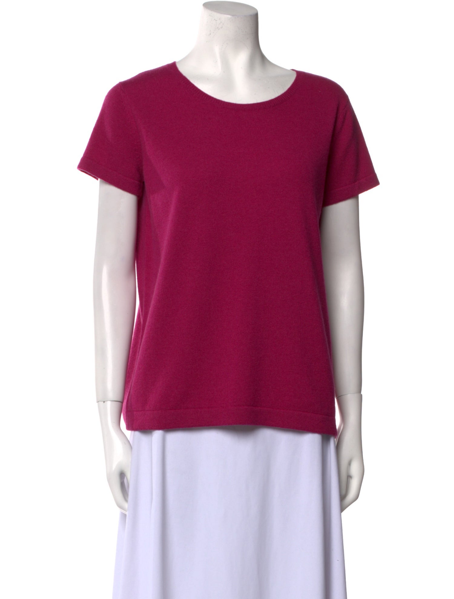 Barbara Lohmann Cashmere Scoop Neck T-Shirt
