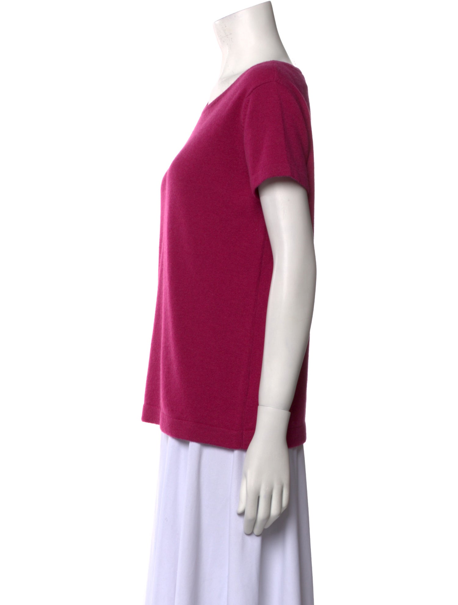 Barbara Lohmann Cashmere Scoop Neck T-Shirt