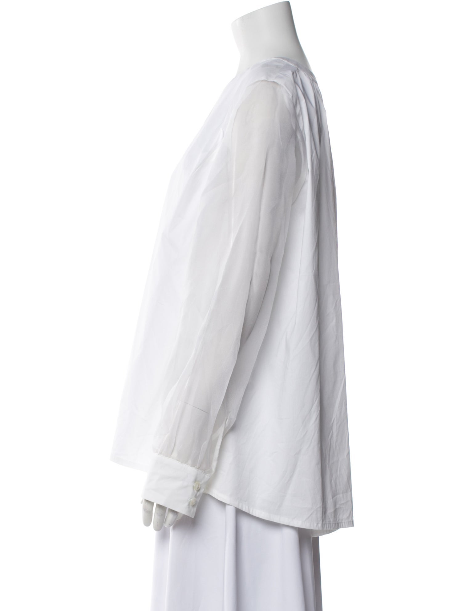 Barbara Lohmann Bateau Neckline Long Sleeve Blouse