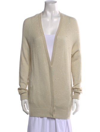 Barbara Lohmann Cashmere Plunge Neckline Sweater