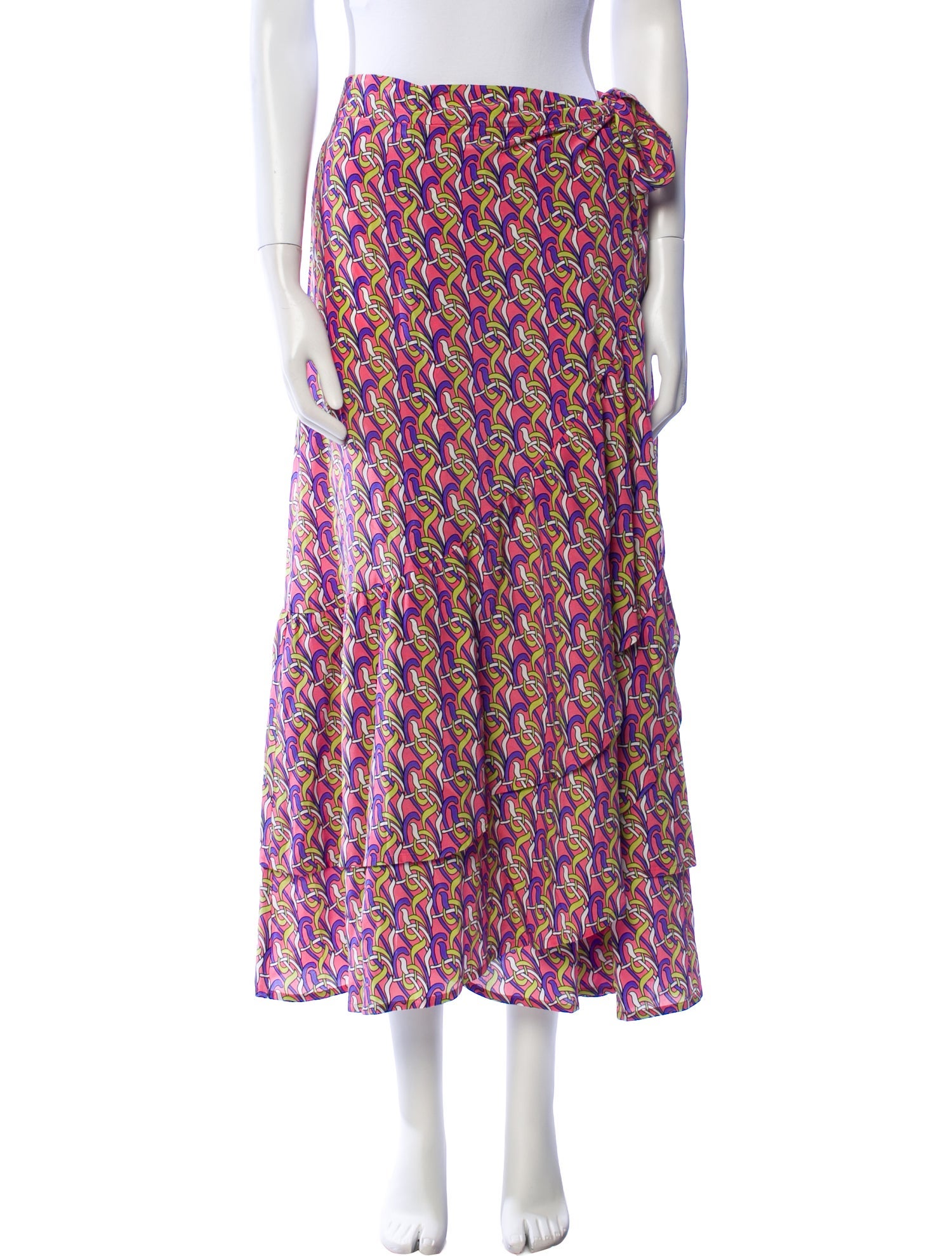 Barbara Lohmann Silk Midi Length Skirt