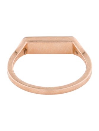 Bleecker & Prince 14K Diamond & Enamel Ring