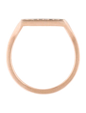 Bleecker & Prince 14K Diamond & Enamel Ring