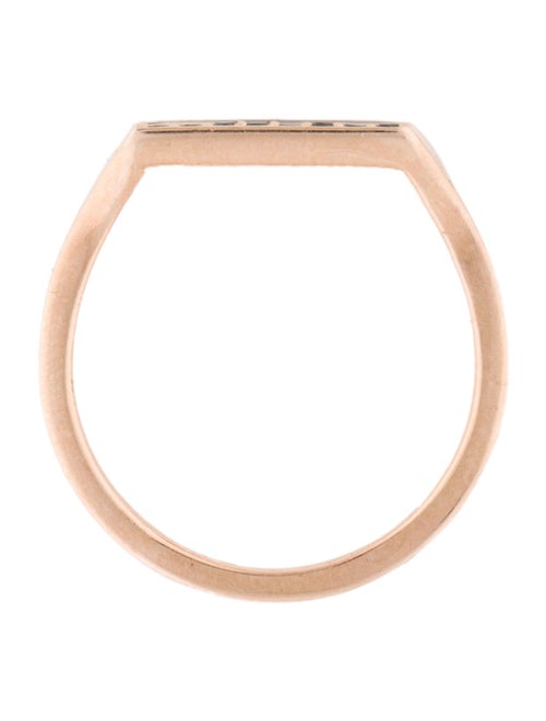 Bleecker & Prince 14K Diamond & Enamel Ring