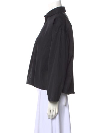 Bergfabel Three-Quarter Sleeve Button-Up Top