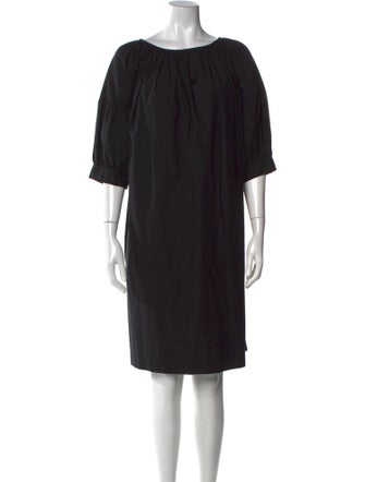 Bergfabel Bateau Neckline Mini Dress