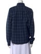 Bergfabel Plaid Print Long Sleeve Button-Up Top