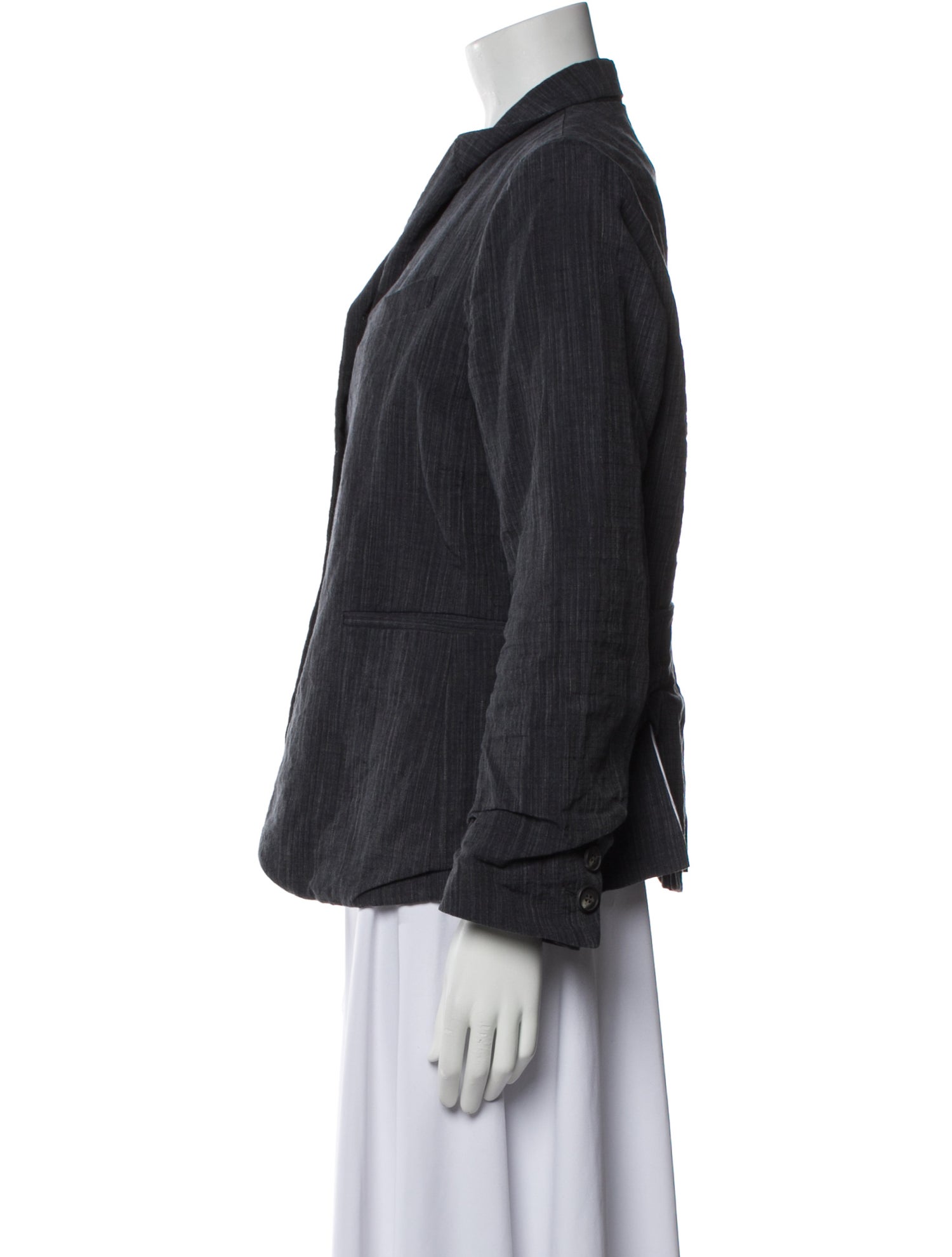 Bergfabel Linen Striped Blazer