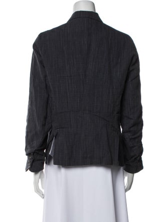 Bergfabel Linen Striped Blazer