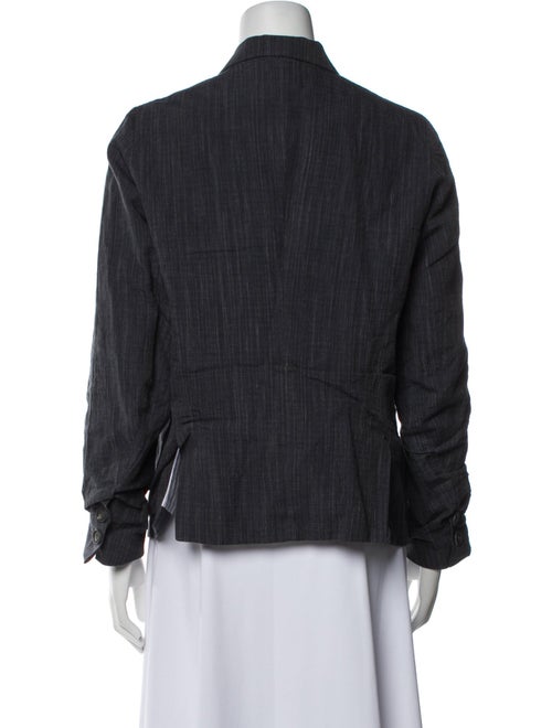 Bergfabel Linen Striped Blazer