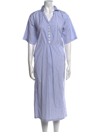 Bergfabel Striped Midi Length Dress