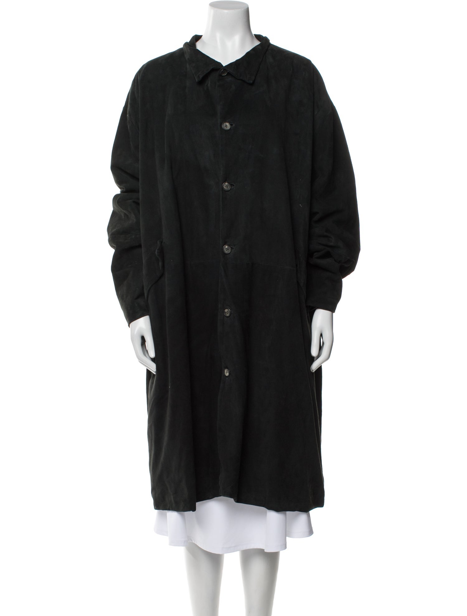 Bergfabel Suede Trench Coat