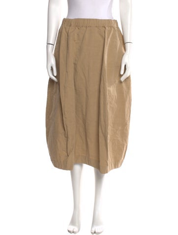 Pre-owned Bergfabel Pleated Accents Mini Skirt W/ Tags In Neutral