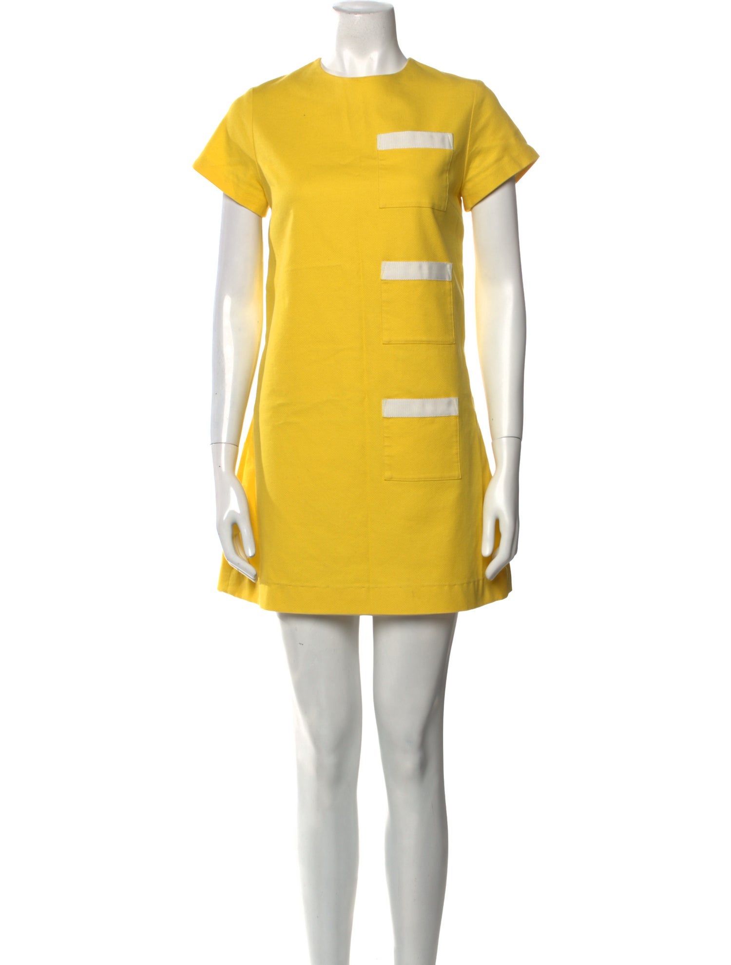 Black Fleece Crew Neck Mini Dress