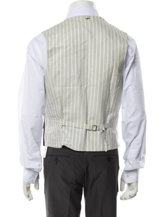 Black Fleece Printed Suit Vest