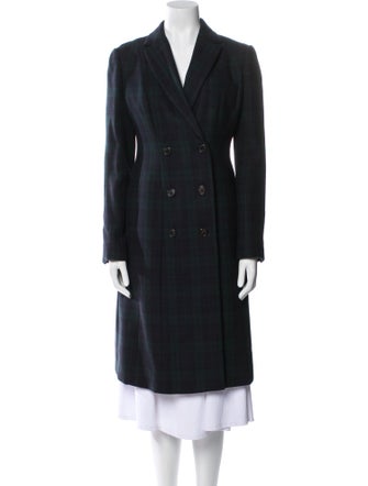 Black Fleece Wool Coat
