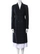Black Fleece Wool Coat