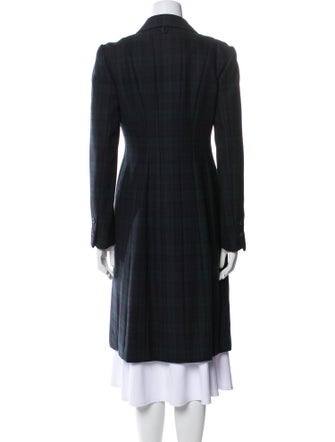 Black Fleece Wool Coat