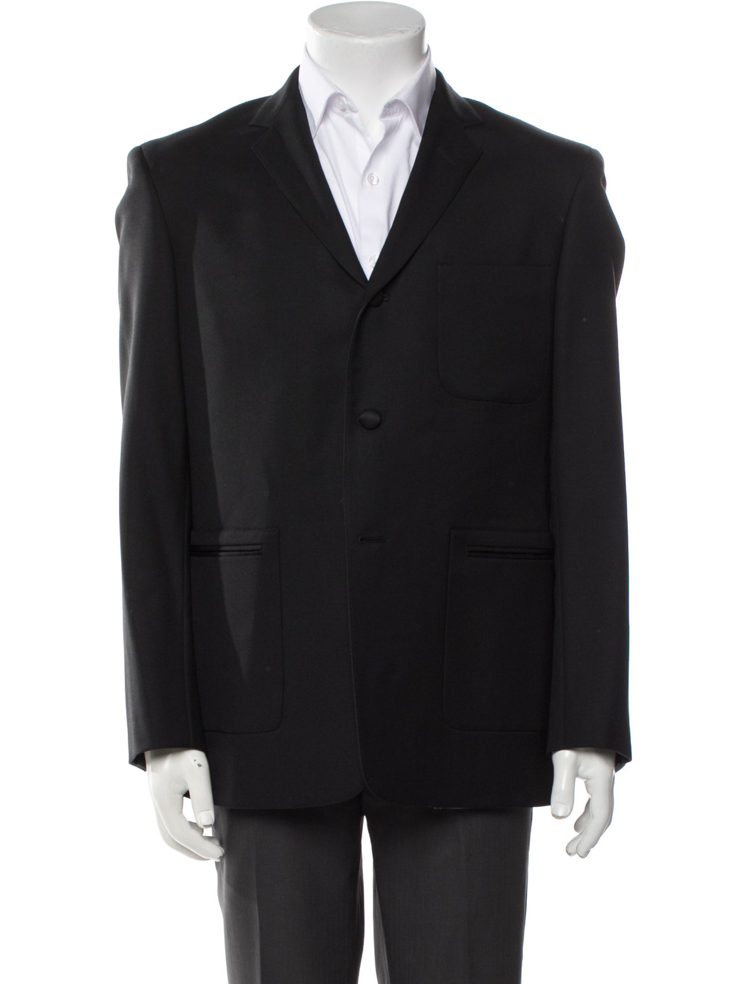 Black Fleece Wool Blazer