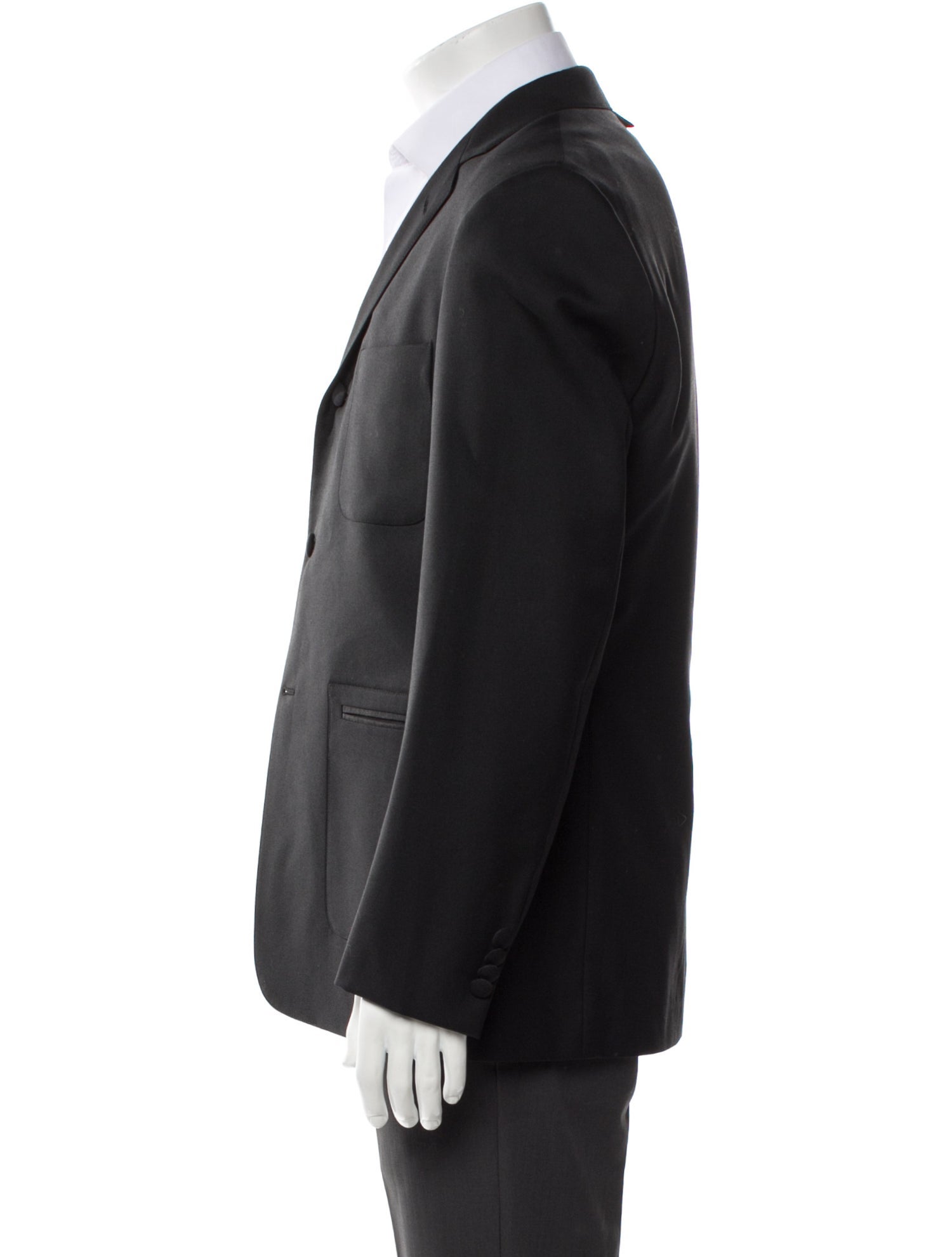 Black Fleece Wool Blazer