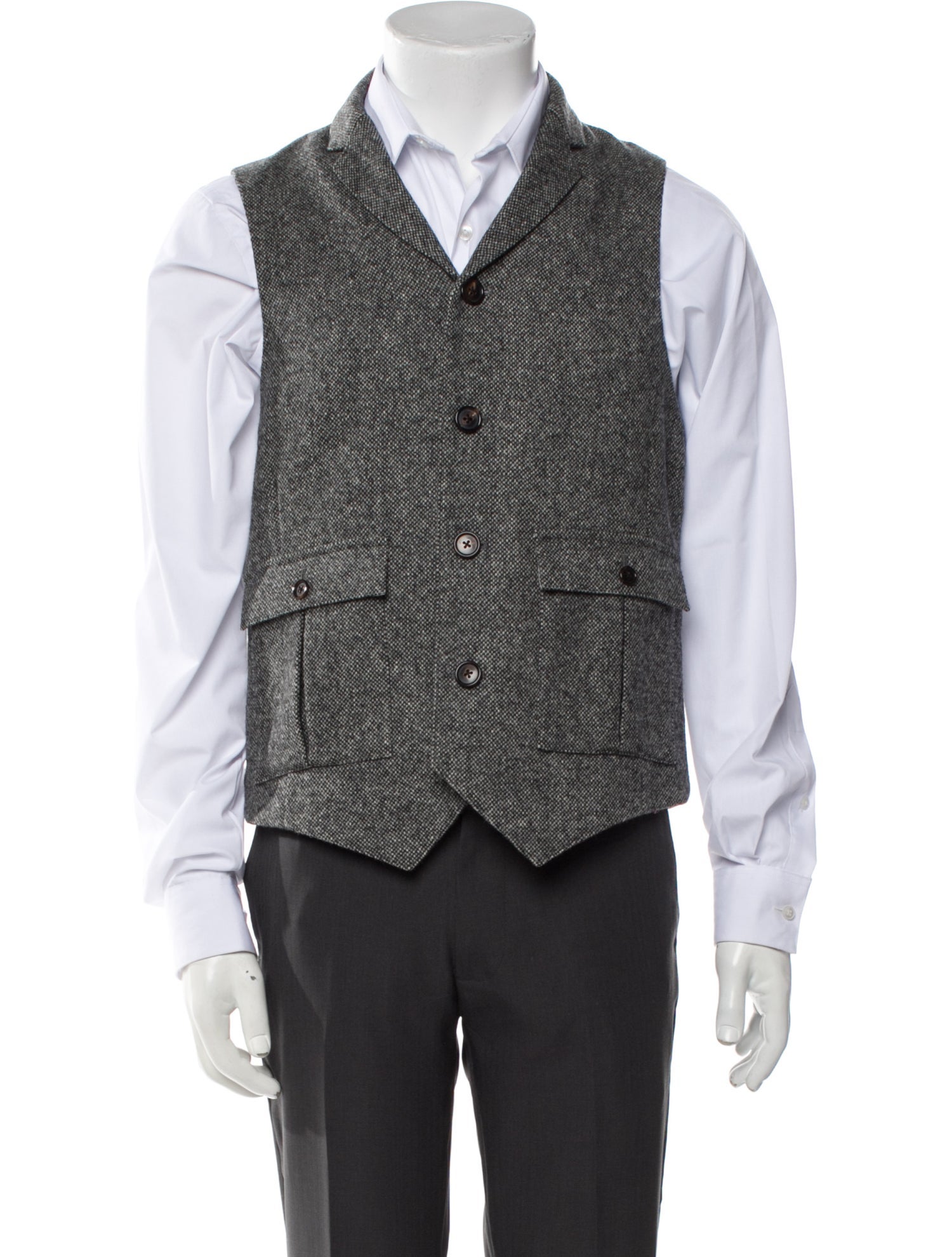 Black Fleece Suit Vest