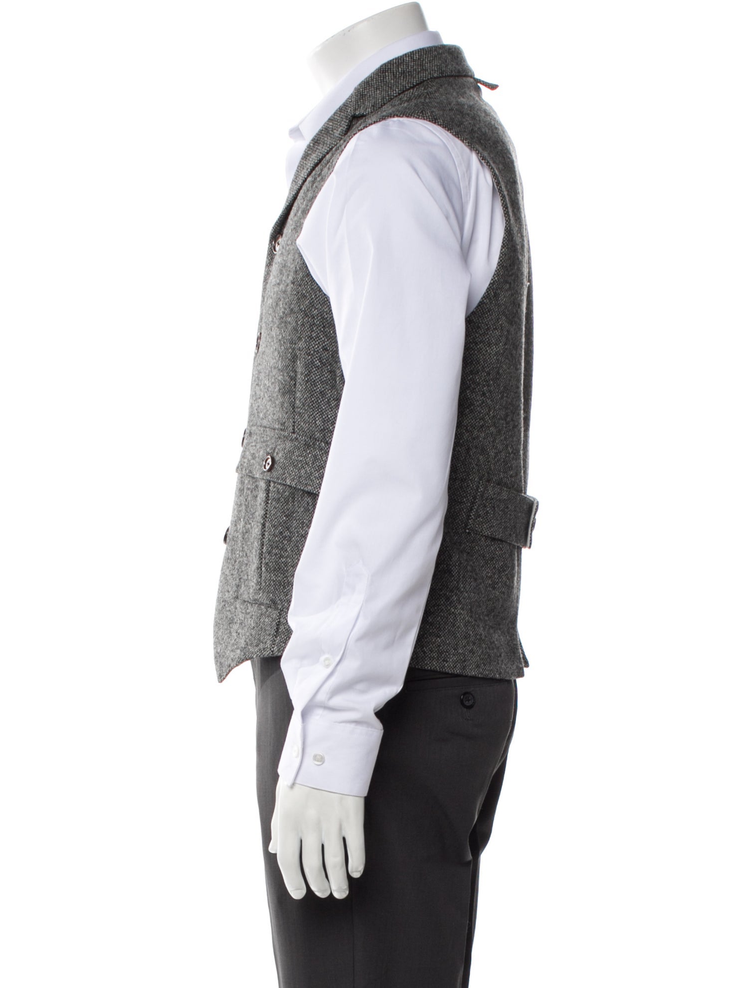 Black Fleece Suit Vest