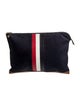 Black Fleece Nylon Clutch
